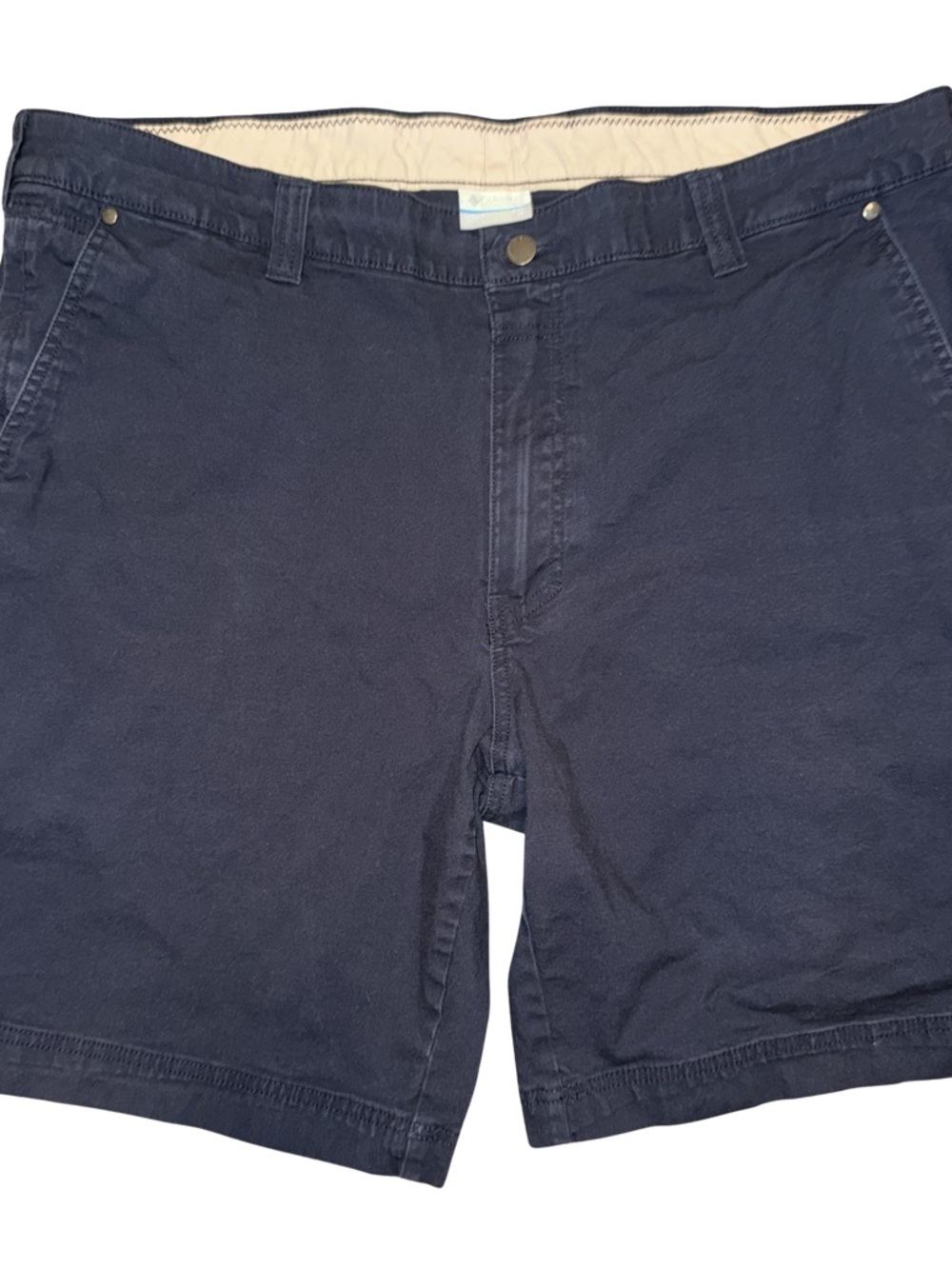 Columbia Men's Dark Navy Flat Front Casual Shorts